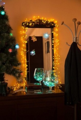 Гирлянда Neon-Night Мишура 3 м 288 LED Желтые [303-601]