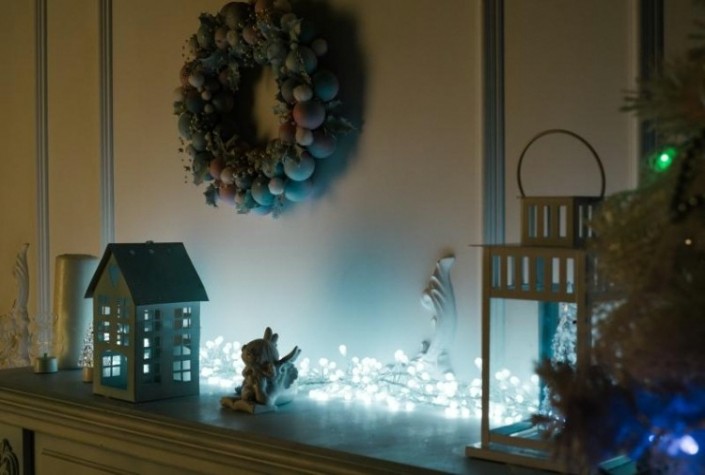 Гирлянда Neon-Night Мишура 6 м 576 LED Белые [303-615]