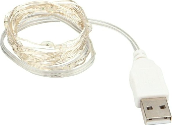 Гирлянда Neon-Night РОСА 2 м, 20 LED, RGB питание от USB [315-959]