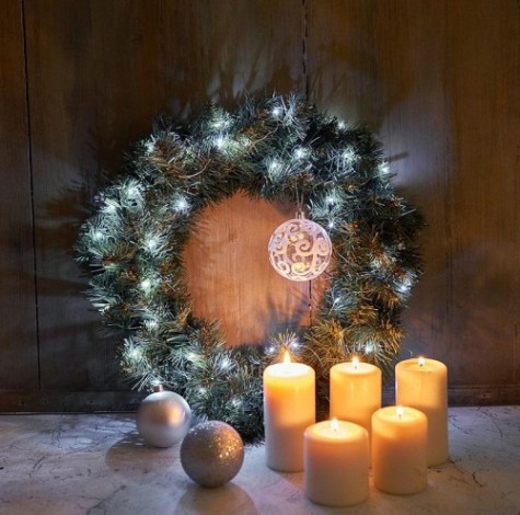 Гирлянда Neon-Night РОСА 2м 20 LED белые (2*CR2032 в комплекте) [303-005]