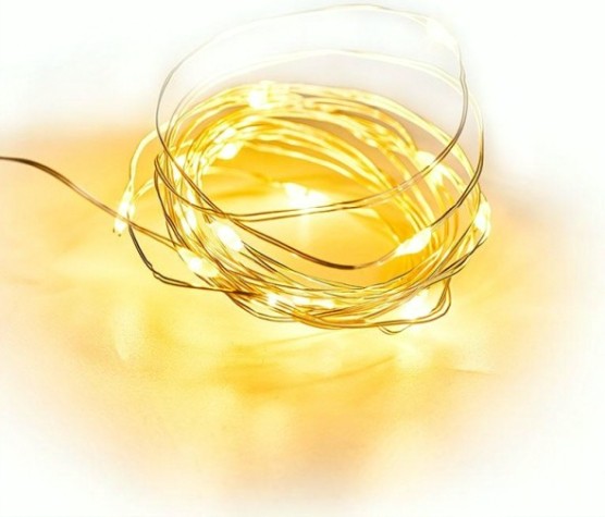 Гирлянда Neon-Night РОСА 2м 20 LED желтые (2*CR2032 в комплекте) [303-001]