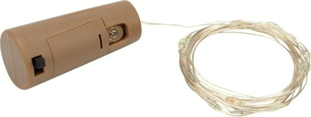 Гирлянда Neon-Night РОСА с пробкой 2 м, 20 LED цвет свечения мультиколор [302-029]