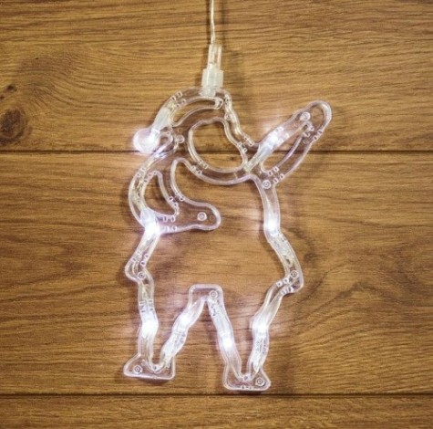 Гирлянда Neon-Night "Санта Клаус" на присоске с подвесом [501-018]