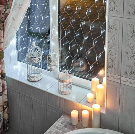 Гирлянда Neon-Night СЕТЬ 1,5х1,5 м 96 LED белый [215-105]