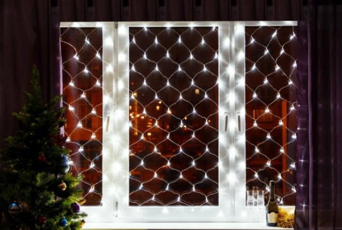 Гирлянда Neon-Night СЕТЬ 1,8х1,5м 180 LED белые [215-135]