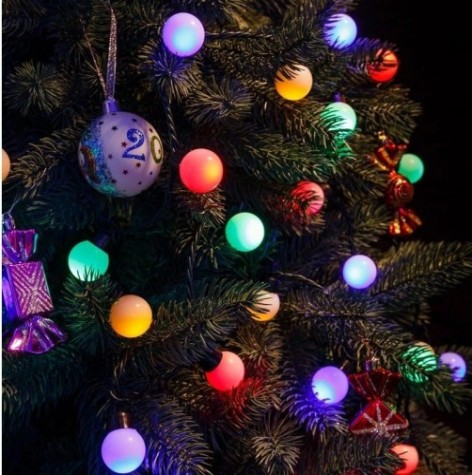 Гирлянда Neon-Night Шарики d 30мм 5 м 25 LED RGB [303-569]
