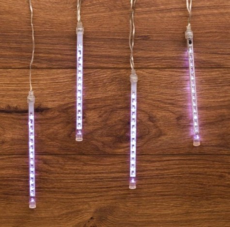 Гирлянда Neon-Night Тающие сосульки 4штх20см, шаг 50 см LED белые [256-317-6]