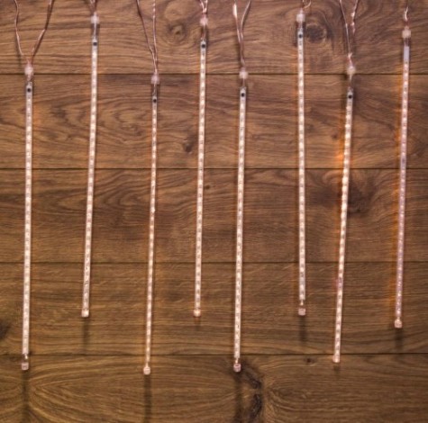 Гирлянда Neon-Night Тающие сосульки 8 штх50 см, шаг 50 см теплый белый [256-416]