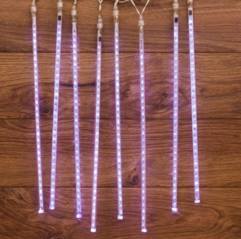 Гирлянда Neon-Night Тающие сосульки 8штх50см, шаг 50 см LED белые [256-313-6]