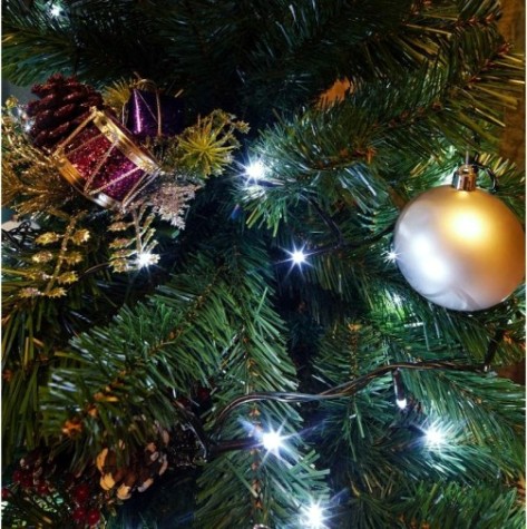 Гирлянда Neon-Night ТВИНКЛ 15м темно-зеленый ПВХ, 120 LED белый [303-055]