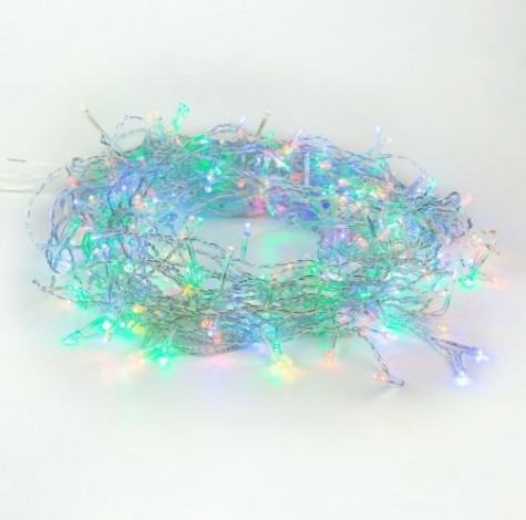 Гирлянда Neon-Night ТВИНКЛ 20м прозрачный ПВХ, 160 LED мультиколор [303-309]
