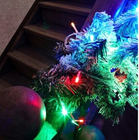 Гирлянда Neon-Night ТВИНКЛ 20м прозрачный ПВХ, 160 LED мультиколор [303-309]