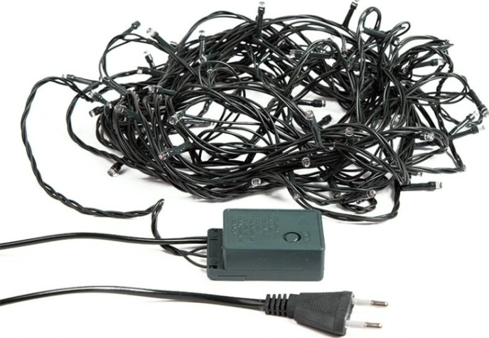 Гирлянда Neon-Night ТВИНКЛ 20м темно-зеленый ПВХ, 160 LED мультиколор [303-119]