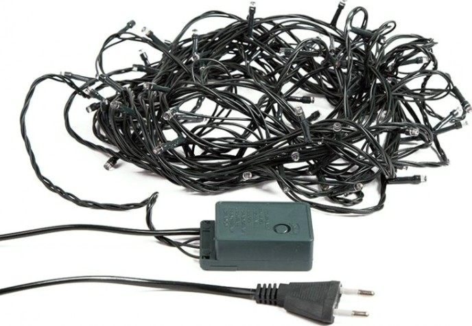 Гирлянда Neon-Night ТВИНКЛ 20м темно-зеленый ПВХ, 160 LED теплый белый [303-116]