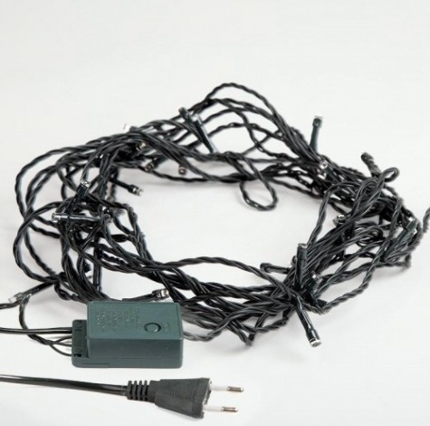 Гирлянда Neon-Night ТВИНКЛ 6м темно-зеленый ПВХ, 40 LED МУЛЬТИ [303-029]