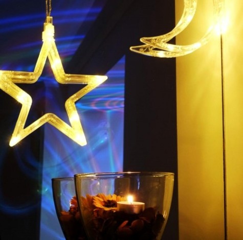 Гирлянда Neon-Night "Звездочка" на присоске с подвесом [501-011]