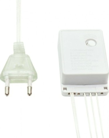 Гирлянда светодиодная Neon-Night 100 LED мультиколор, 10 м прозрачный ПВХ с контроллером [304-029]