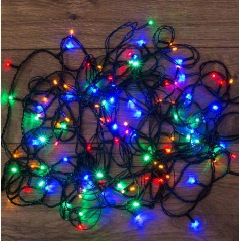 Гирлянда светодиодная Neon-Night 200 LED мультиколор, 20 м с контроллером [304-119]