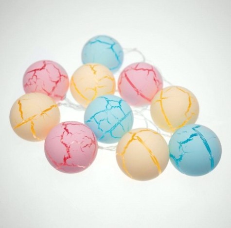 Гирлянда светодиодная Neon-Night Карамельки 1,5 м прозрачный пвх, 10 LED теплый белый [303-082]