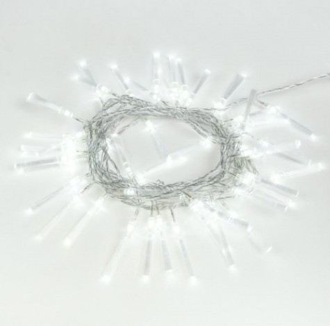 Гирлянда светодиодная Neon-Night Кисточки 48 LED белые 5 м [303-035]
