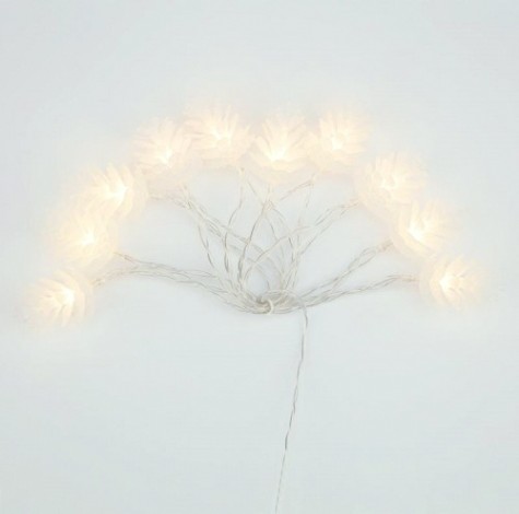 Гирлянда светодиодная Neon-Night Шишки 1,5 м прозрачный пвх, 10 LED, теплый белый [303-098]