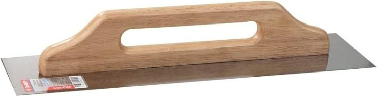 Гладилка ЗУБР ЭКСПЕРТ 480х130 мм "швейцарская" нержавеющая с деревянной [0807]