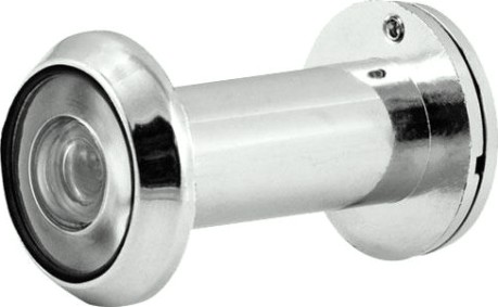 Глазок дверной НОРА-М №1/16/200/40-60 со шторкой "Хром" [16849]