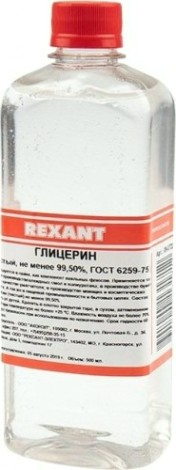 Глицерин REXANT ПР3722 500 мл, флакон [09-3722]