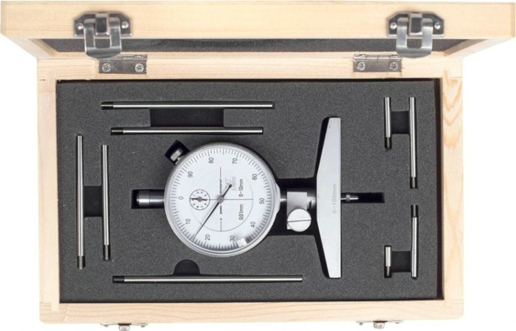 Глубиномер индикаторный SHAN ГИ 100 мм 0.01 [351304]