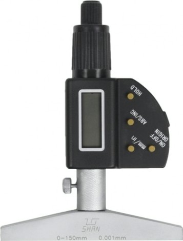 Глубиномер микрометрический электронный SHAN ГМЦ 150 мм 0,001 [351303]