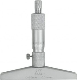 Глубиномер микрометрический SHAN ГМ 50 мм 0,01 [351301]