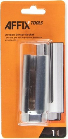 Головка для кислородных датчиков Affix AF10360322 22 мм, разрезная, глубокая