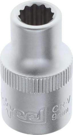 Головка двенадцатигранная с посадкой 1/2" AV Steel AV-521009 9 мм Головка двенадцатигранная с посадкой 1/2" AV Steel AV-521009 9 мм