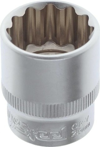 Головка двенадцатигранная с посадкой 1/2" AV Steel AV-521025 25 мм Головка двенадцатигранная с посадкой 1/2" AV Steel AV-521025 25 мм