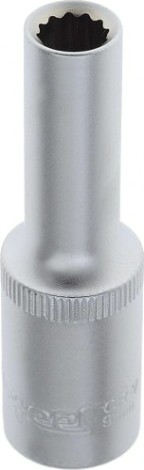 Головка двенадцатигранная с посадкой 1/2" AV Steel AV-521209 9 мм глубокая Головка двенадцатигранная с посадкой 1/2" AV Steel AV-521209 9 мм глубокая