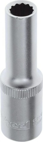 Головка двенадцатигранная с посадкой 1/2" AV Steel AV-521210 10 мм глубокая Головка двенадцатигранная с посадкой 1/2" AV Steel AV-521210 10 мм глубокая