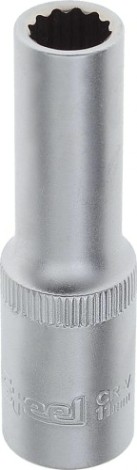 Головка двенадцатигранная с посадкой 1/2" AV Steel AV-521211 11 мм глубокая Головка двенадцатигранная с посадкой 1/2" AV Steel AV-521211 11 мм глубокая