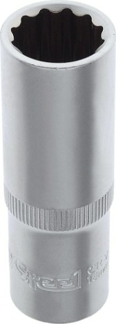 Головка двенадцатигранная с посадкой 1/2" AV Steel AV-521218 18 мм глубокая Головка двенадцатигранная с посадкой 1/2" AV Steel AV-521218 18 мм глубокая