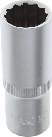 Головка двенадцатигранная с посадкой 1/2" AV Steel AV-521220 20 мм глубокая Головка двенадцатигранная с посадкой 1/2" AV Steel AV-521220 20 мм глубокая