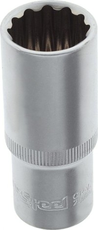 Головка двенадцатигранная с посадкой 1/2" AV Steel AV-521223 23 мм глубокая Головка двенадцатигранная с посадкой 1/2" AV Steel AV-521223 23 мм глубокая