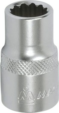 Головка двенадцатигранная с посадкой 1/2" KING TONY 000-42008 08 мм