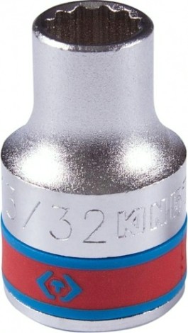 Головка двенадцатигранная с посадкой 1/2" KING TONY 433013S 13/32"