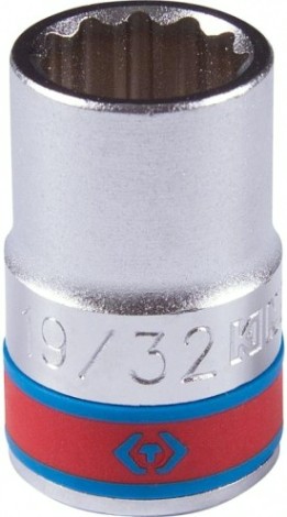 Головка двенадцатигранная с посадкой 1/2" KING TONY 433019S 19/32"