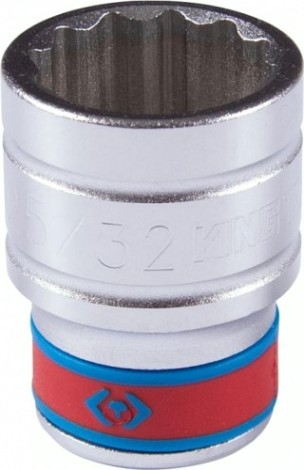 Головка двенадцатигранная с посадкой 1/2" KING TONY 433025S 25/32"