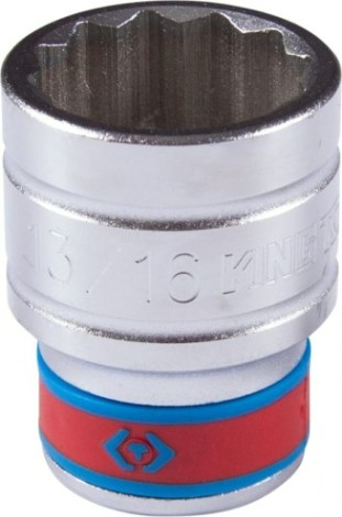 Головка двенадцатигранная с посадкой 1/2" KING TONY 433026S 13/16"