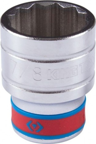 Головка двенадцатигранная с посадкой 1/2" KING TONY 433028S 7/8"
