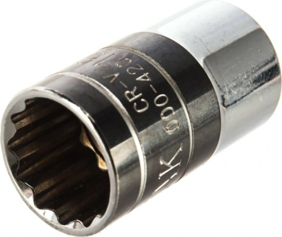 Головка двенадцатигранная с посадкой 1/2" МАСТАК 000-42016 торцевая стандартная 16 мм