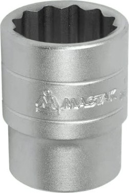 Головка двенадцатигранная с посадкой 1/2" МАСТАК 000-42017 торцевая стандартная 17 мм