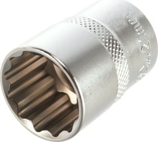 Головка двенадцатигранная с посадкой 1/2" МАСТАК 000-42021 торцевая стандартная 21 мм