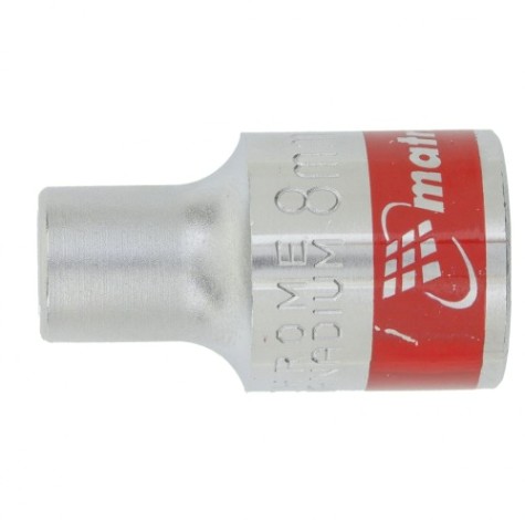 Головка двенадцатигранная с посадкой 1/2" MATRIX 13676 8 мм, CrV Головка двенадцатигранная с посадкой 1/2" MATRIX 13676 8 мм, CrV